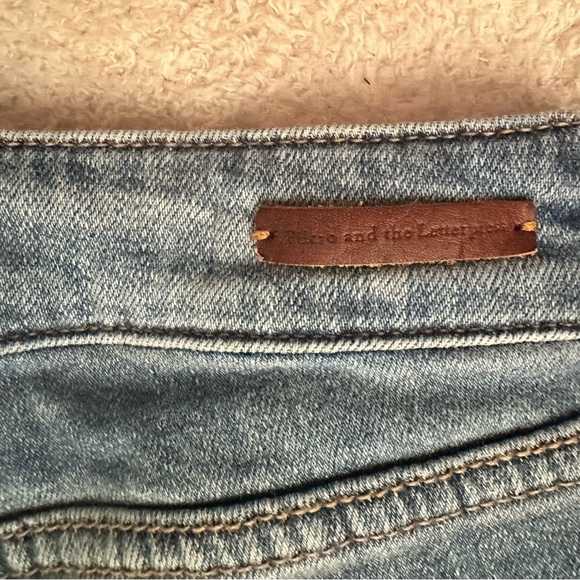 Pilcro and the Letterpress “Stet” Roll Up Shorts | Light Blue Denim | Sz:27 - Picture 11 of 16